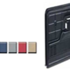 78-79 Door Panel Set - Accepts Padded Armrests - Black-0