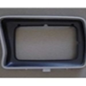 78-79 Light Bezel - LH - Silver/Black-0