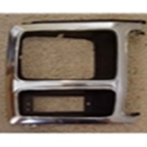 80-86 Light Bezel - RH - Chrome/ Black-0