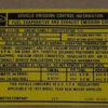 1973 302-2V AT/MT EMISSION DECAL-0