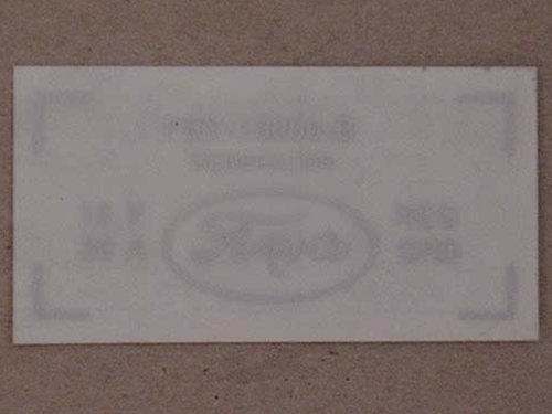 1956 FORD PRODUCT GENERATOR DECAL-0