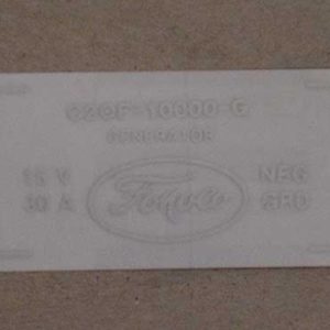 1962-64 GENERATOR DECAL-0