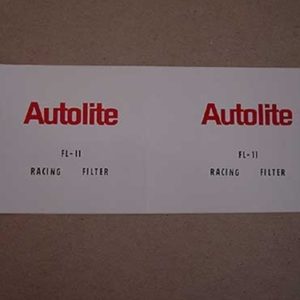 1963-71 AUTOLITE RACING OIL FILTER DECAL-0