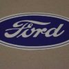 6 1/2" FORD OVAL CLEAR-0