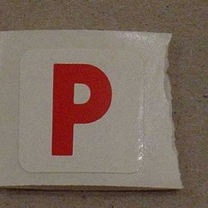 1962-75 FORD PROD. PAINT OK DECAL (P)RED-0