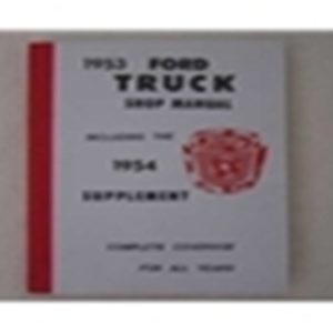 1953 FORD TRUCK SHOP MANUAL-0
