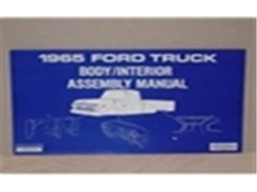 1965 FORD TRUCK BODY/INT. ASSY.MANUAL-0
