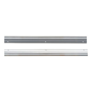 80-86 Door Sill Plate Set - Aluminum - bright finish