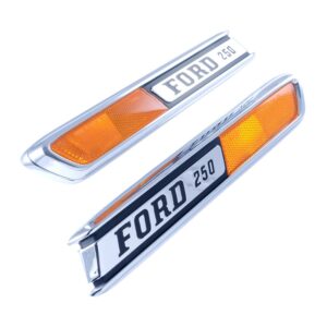 68-72 Hood Side Emblem - "FORD 250"